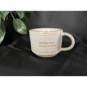 Hearth & Hand With Magnolia “Morning Beautiful” Stoneware Mug